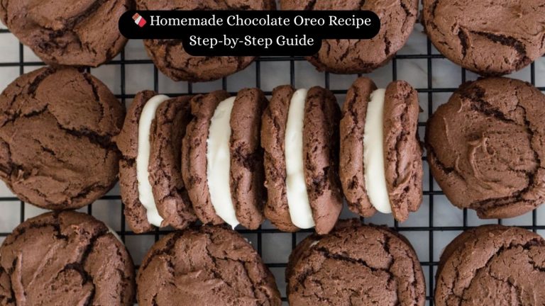 🍫 Homemade Chocolate Oreo Recipe – Step-by-Step Guide